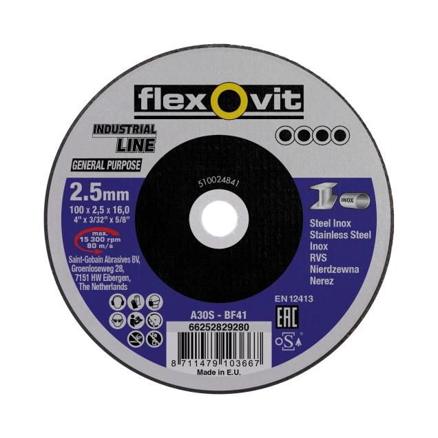 Flexovit Industrial Line General Purpose - Doorslijpschijven